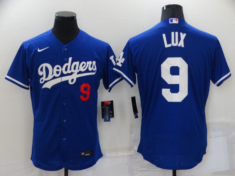 Men Los Angeles Dodgers #9 Lux Blue Elite 2022 Nike MLB Jersey